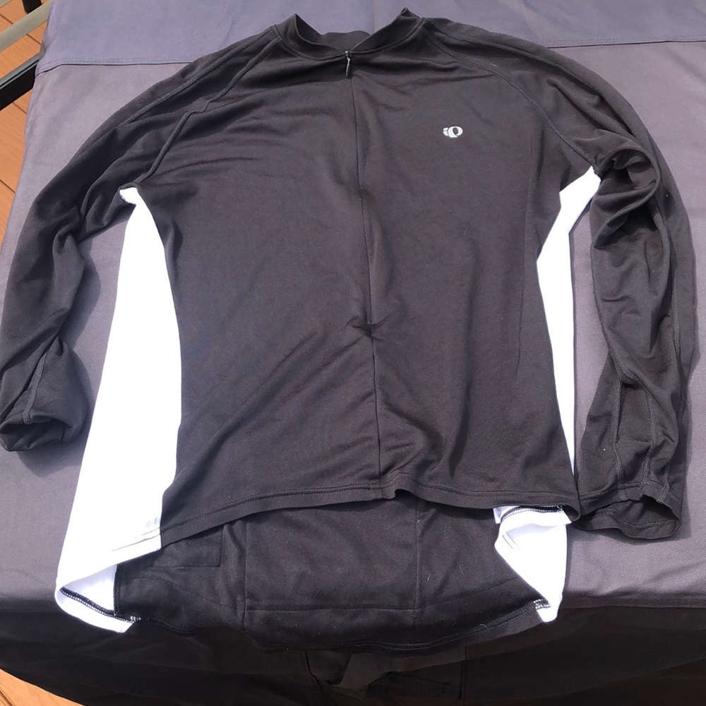 Pearl Izumi Long sleeve black cycling jersey